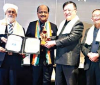 डाॅ. राजेश शाह काे मिला अंतर्राष्ट्रीय सम्मान
